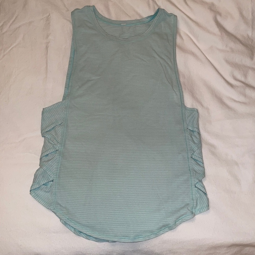 Lululemon muscle tank in mint green